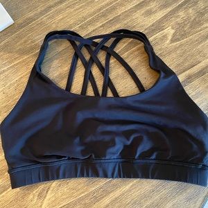 Black Lulu Sports Bra